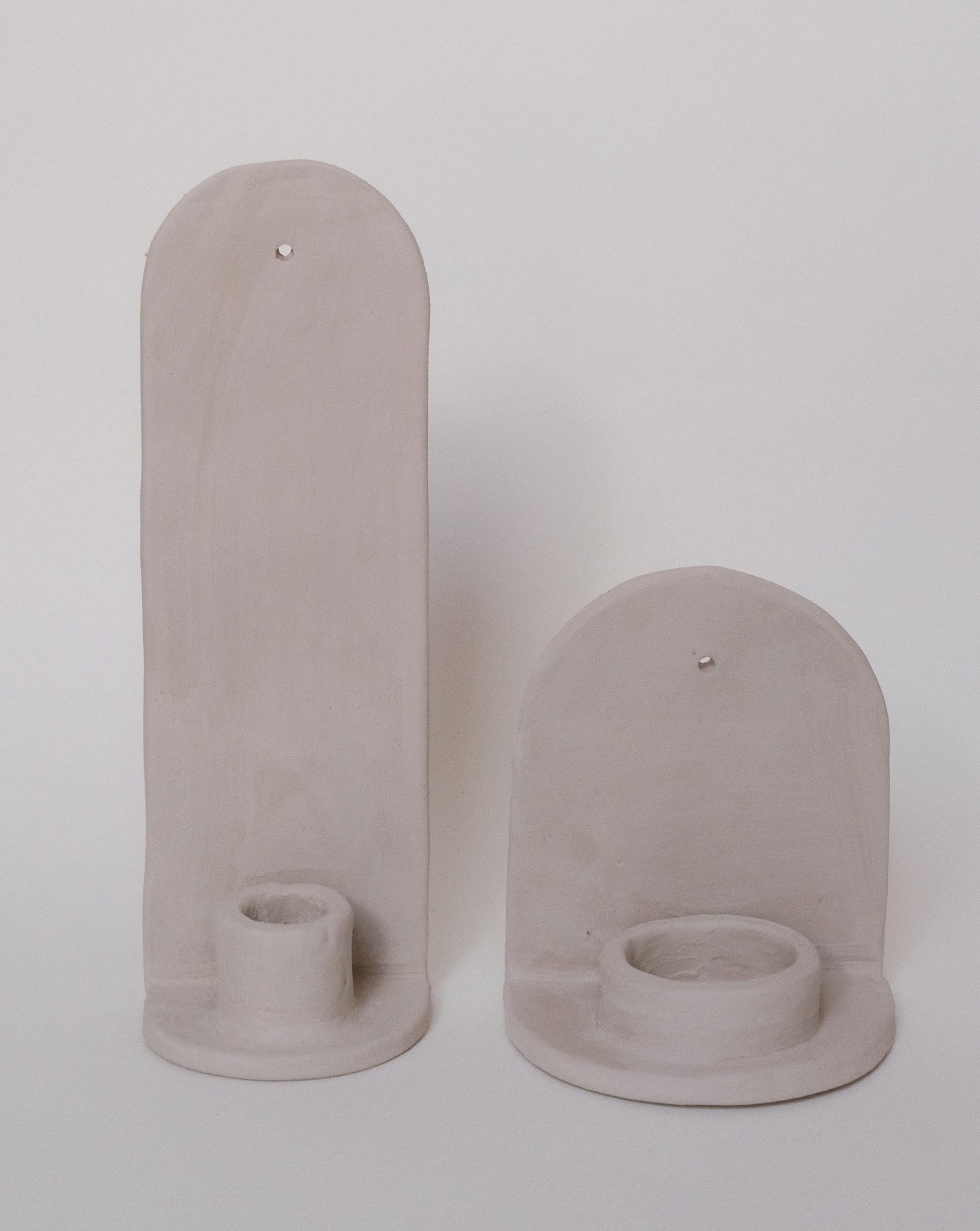wall candle holder pottery template