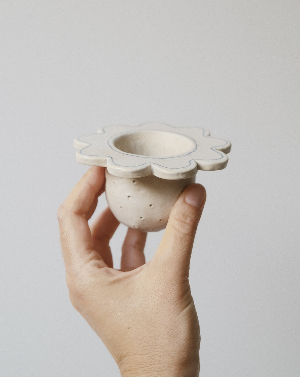 bundle - tea cup and strainer pottery template