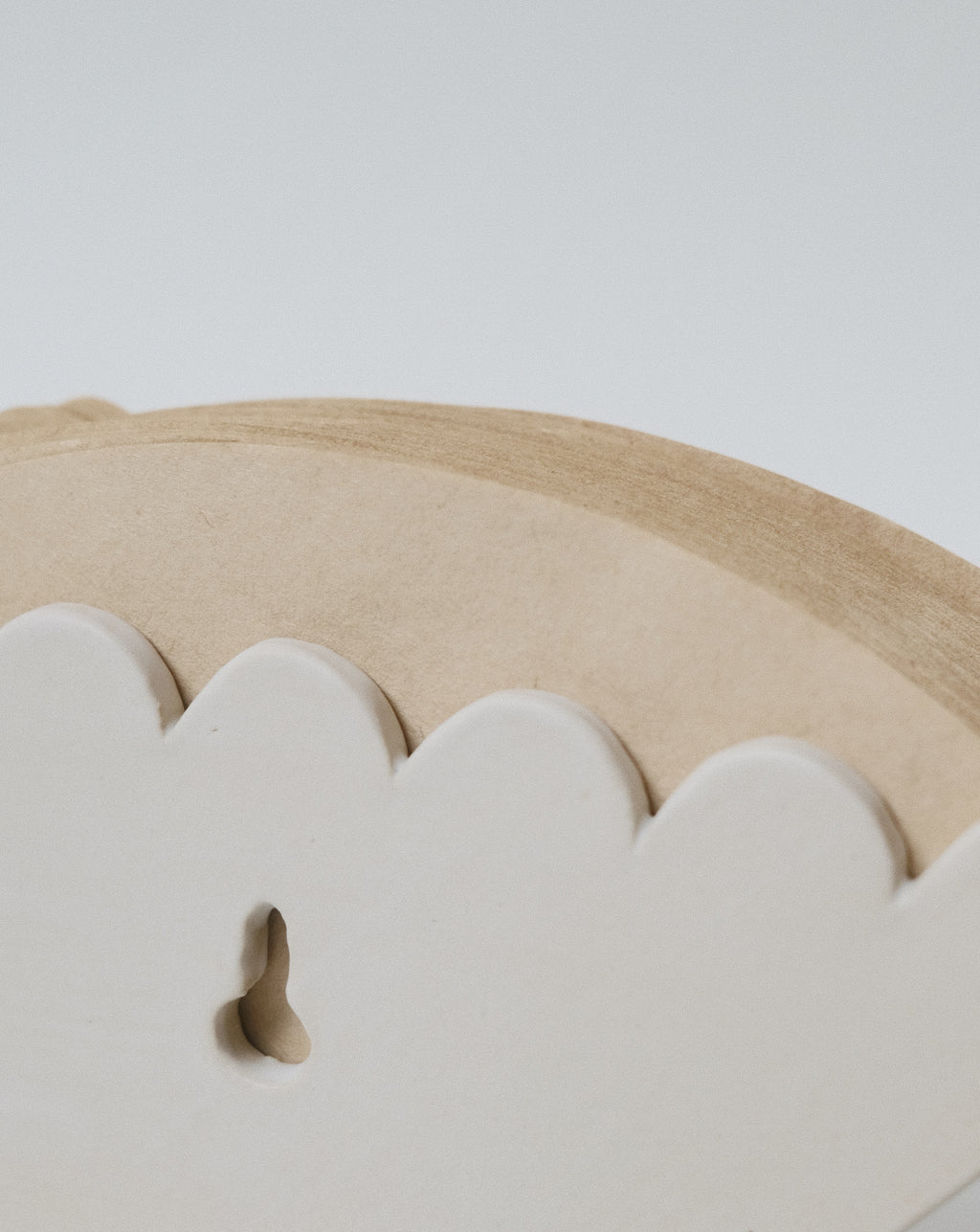 coffee filter holder pottery template