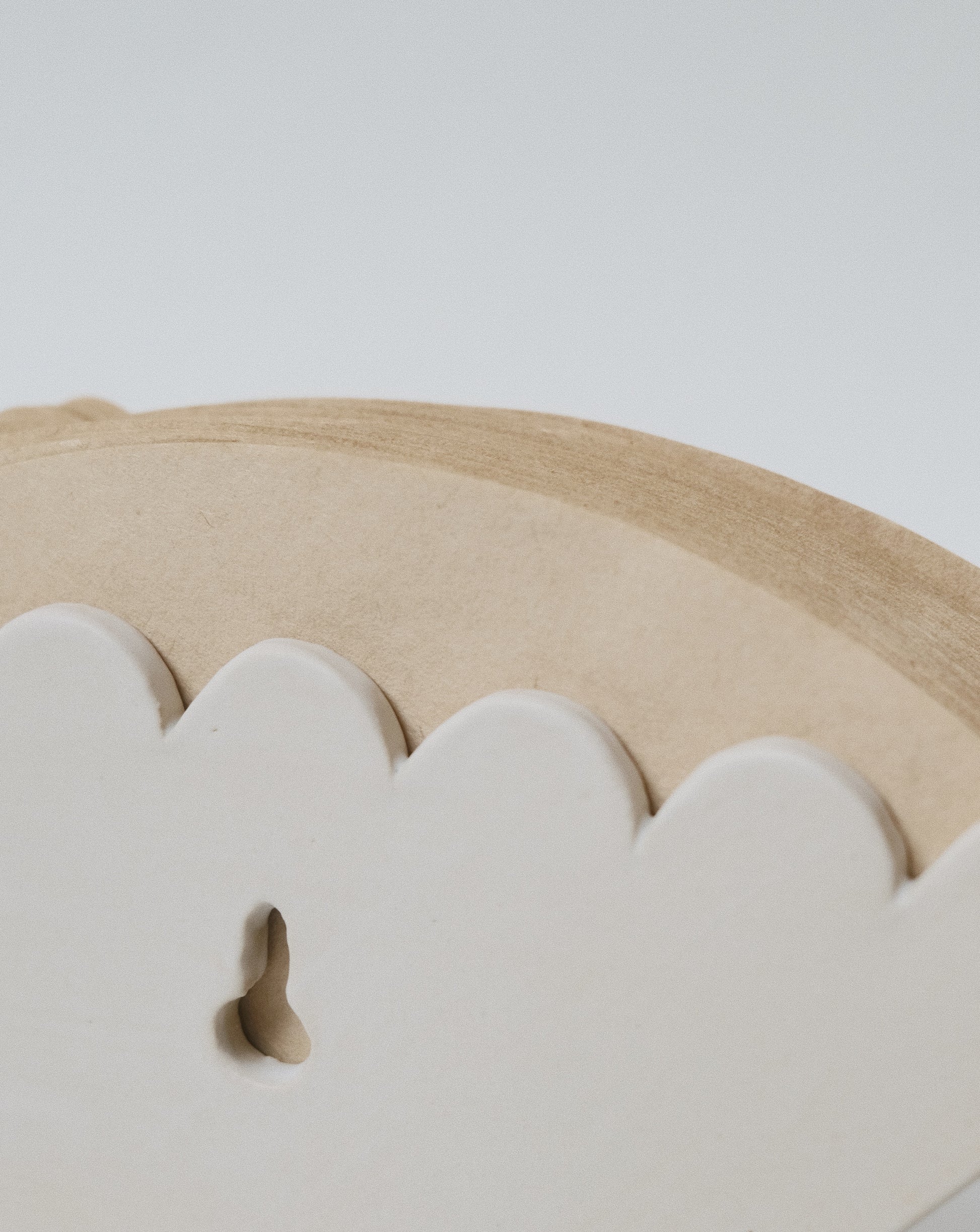 coffee filter holder pottery template