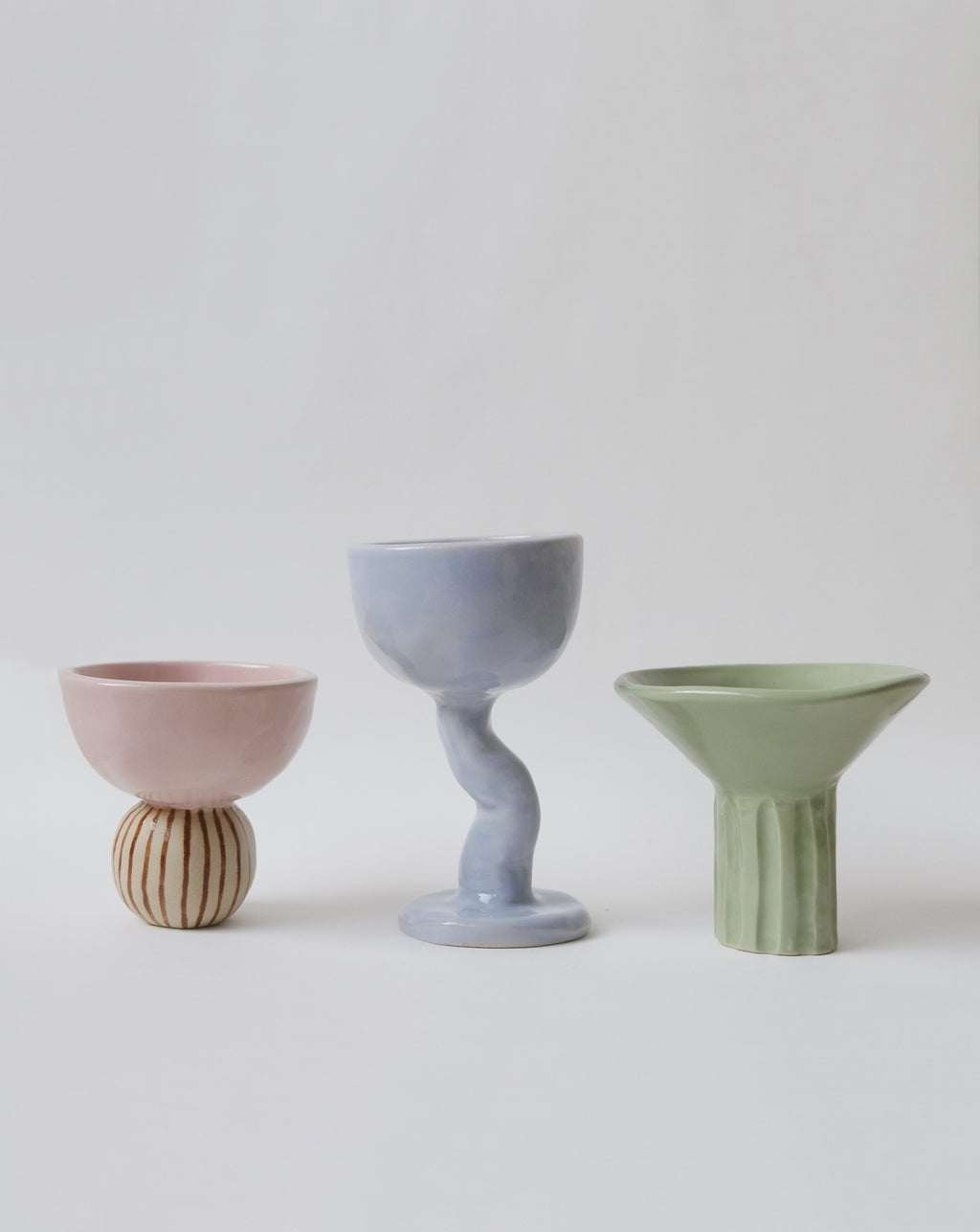 bundle - cocktail glasses pottery template