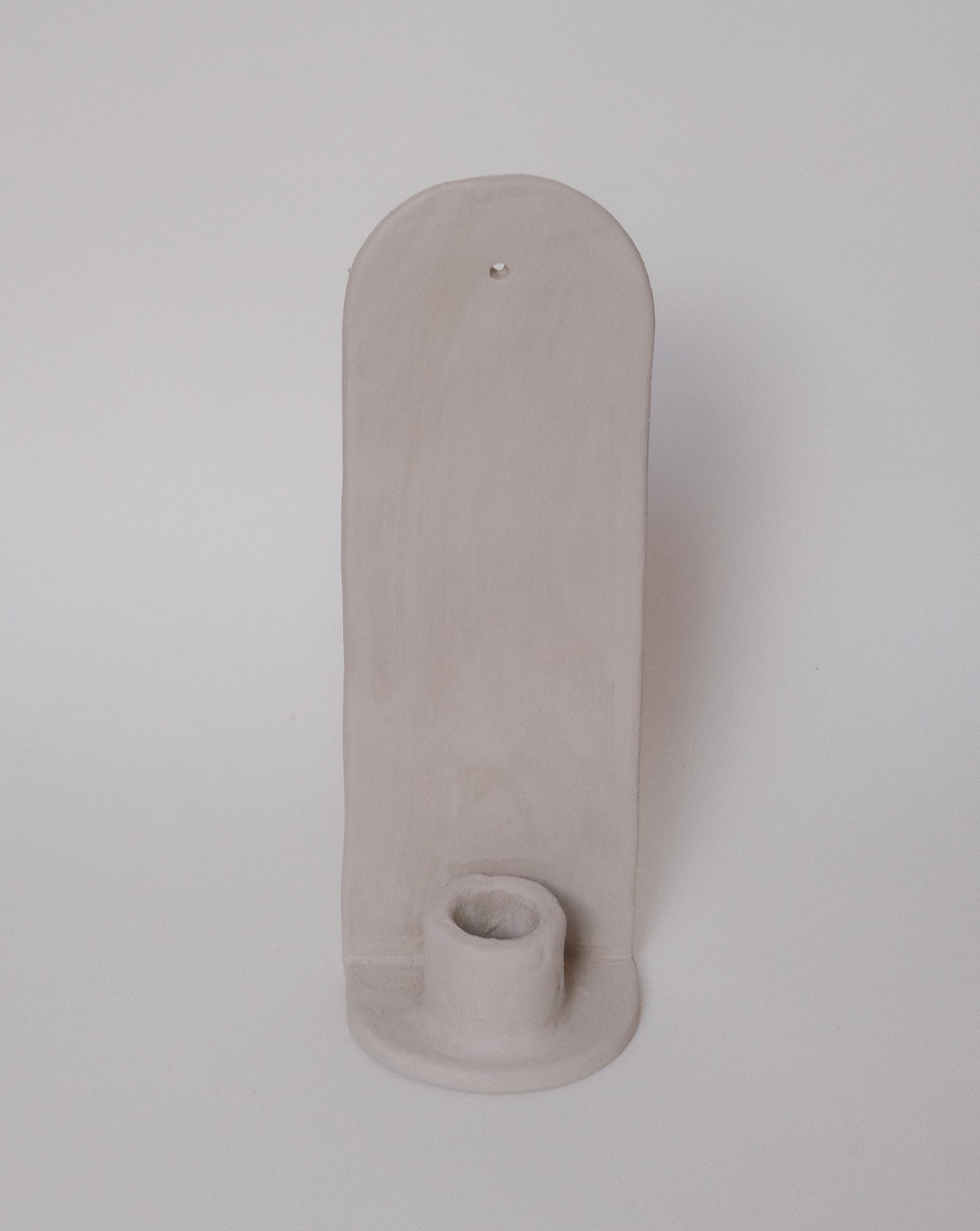 wall candle holder pottery template