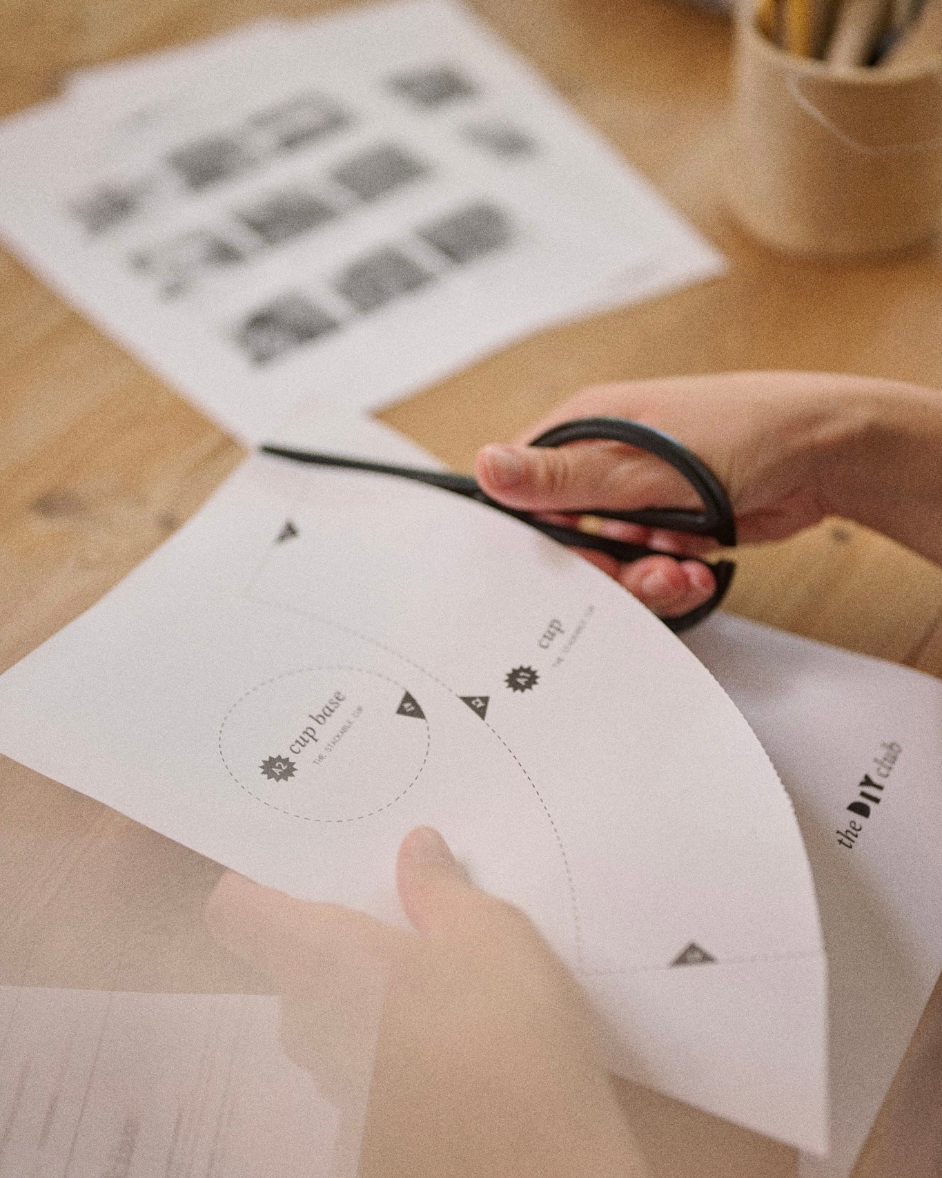 mug + saucer pottery template