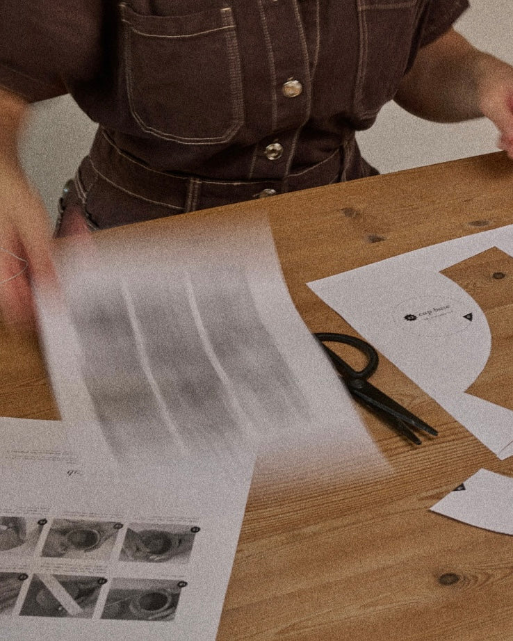 breakfast plate pottery template