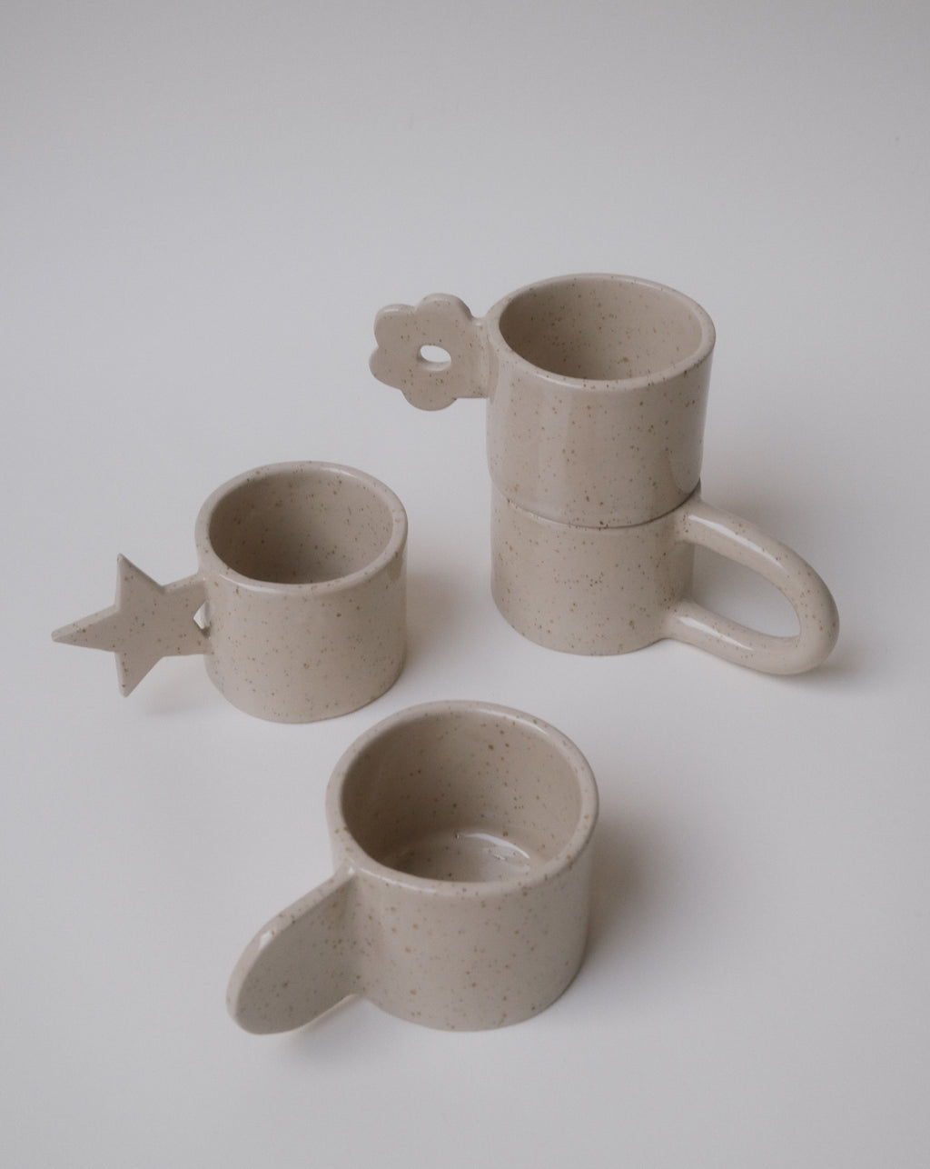 mug pottery template (5 different ears)