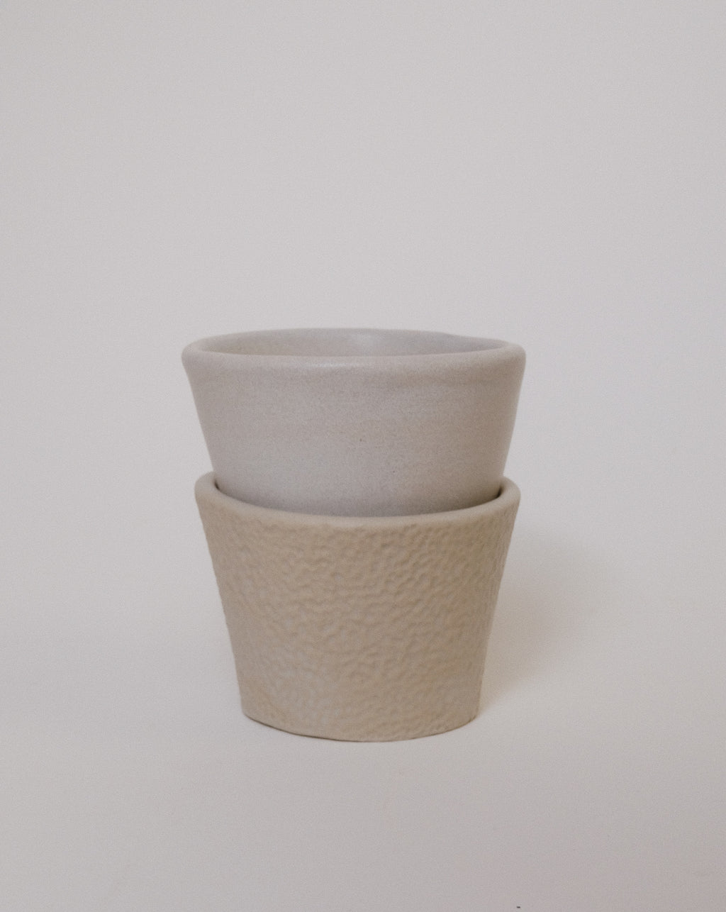 small cup pottery template