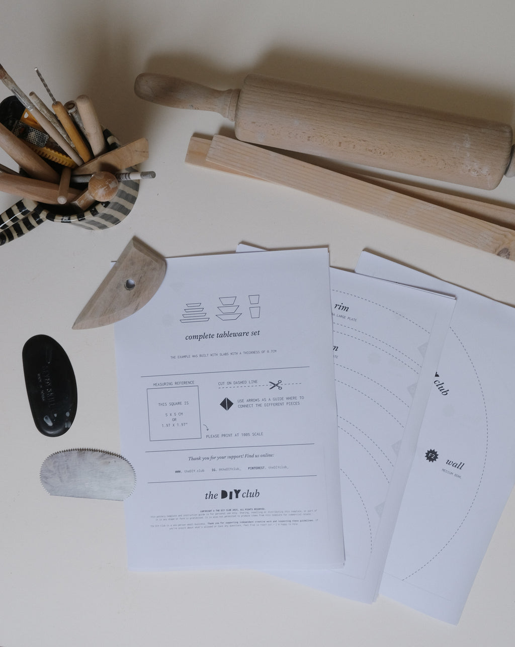 bundle - essential tableware pottery template