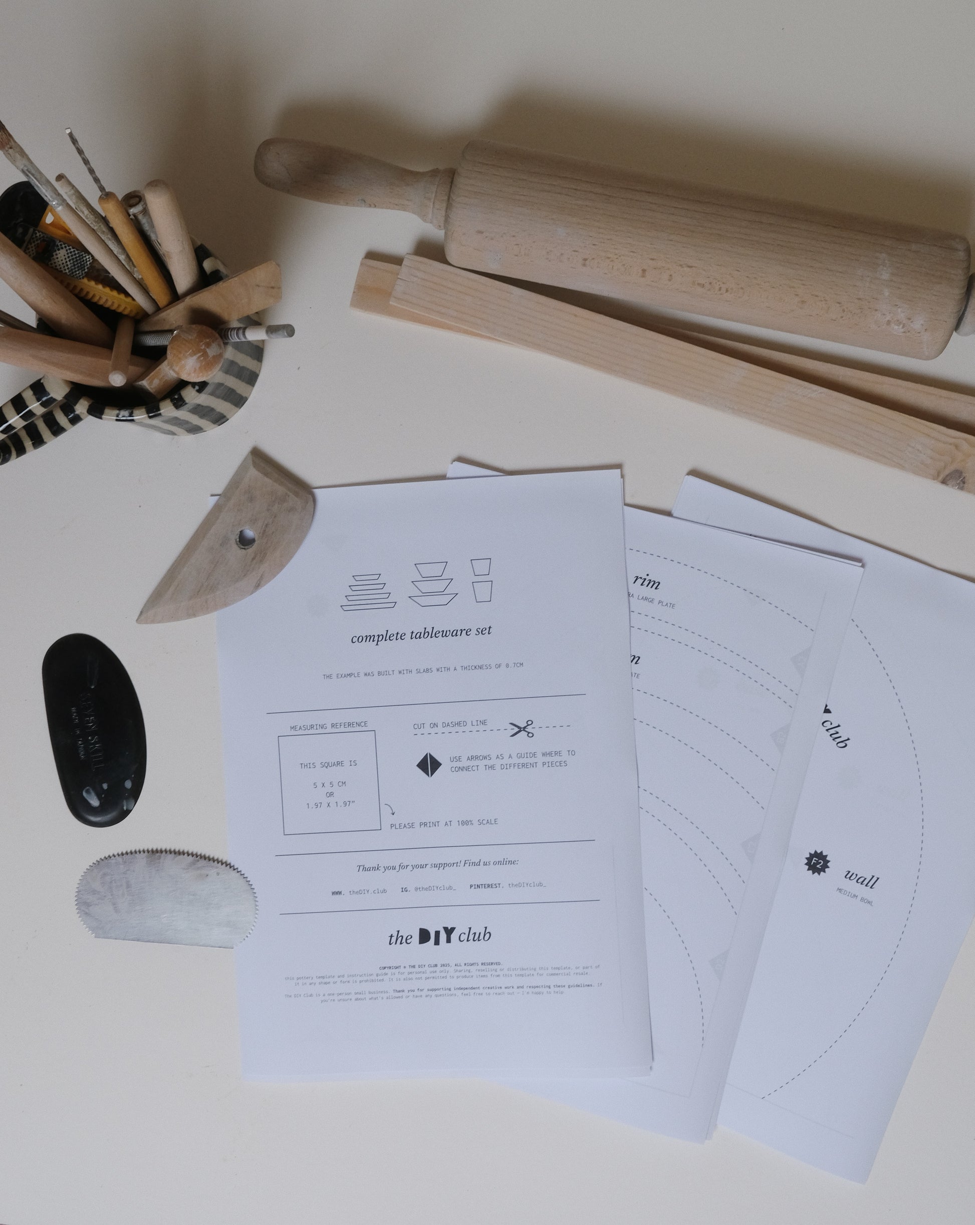 bundle - essential tableware pottery template