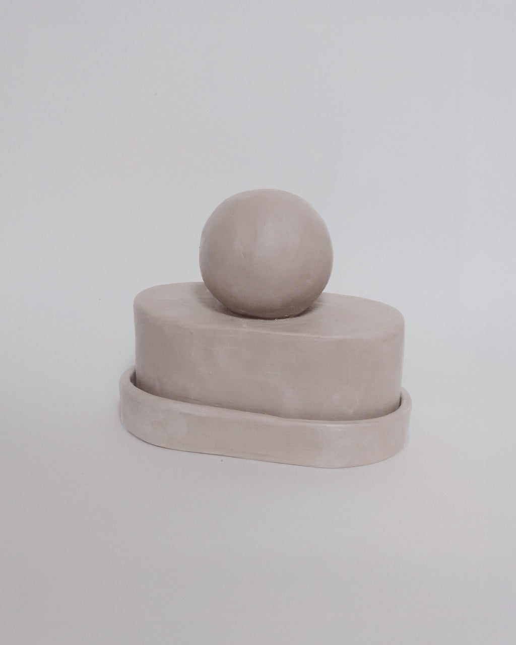 butter dish pottery template